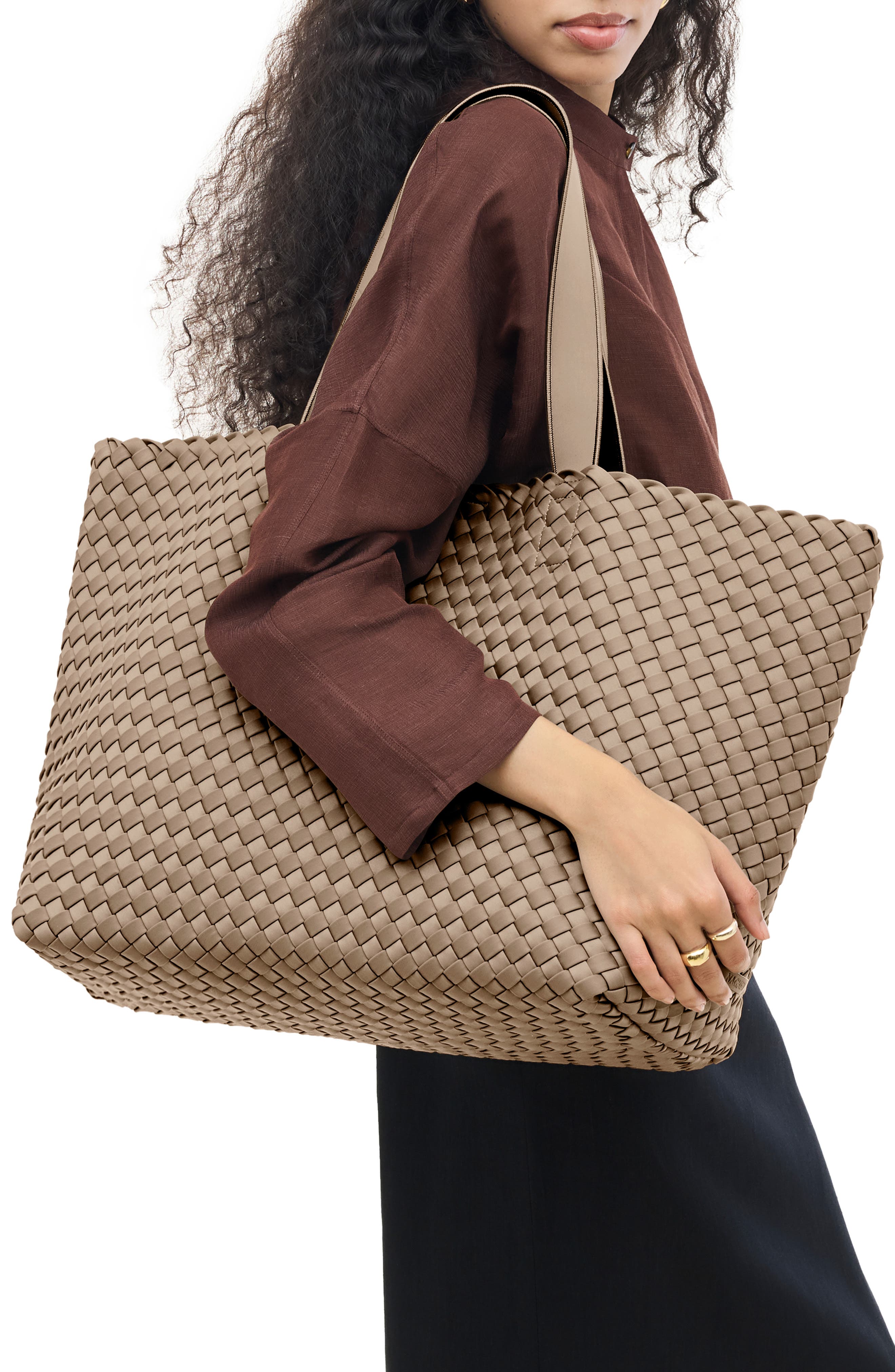 NAGHEDI Large Como Tote, Alternate, color, Cashmere