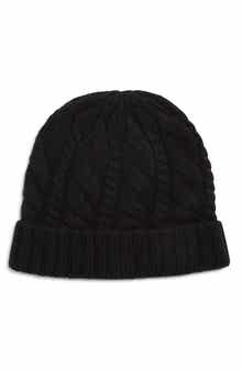 Sofia Cashmere Cashmere Chunky Cable Knit Beanie