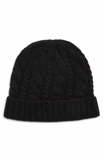 Sofia Cashmere Cashmere Chunky Cable Knit Beanie
