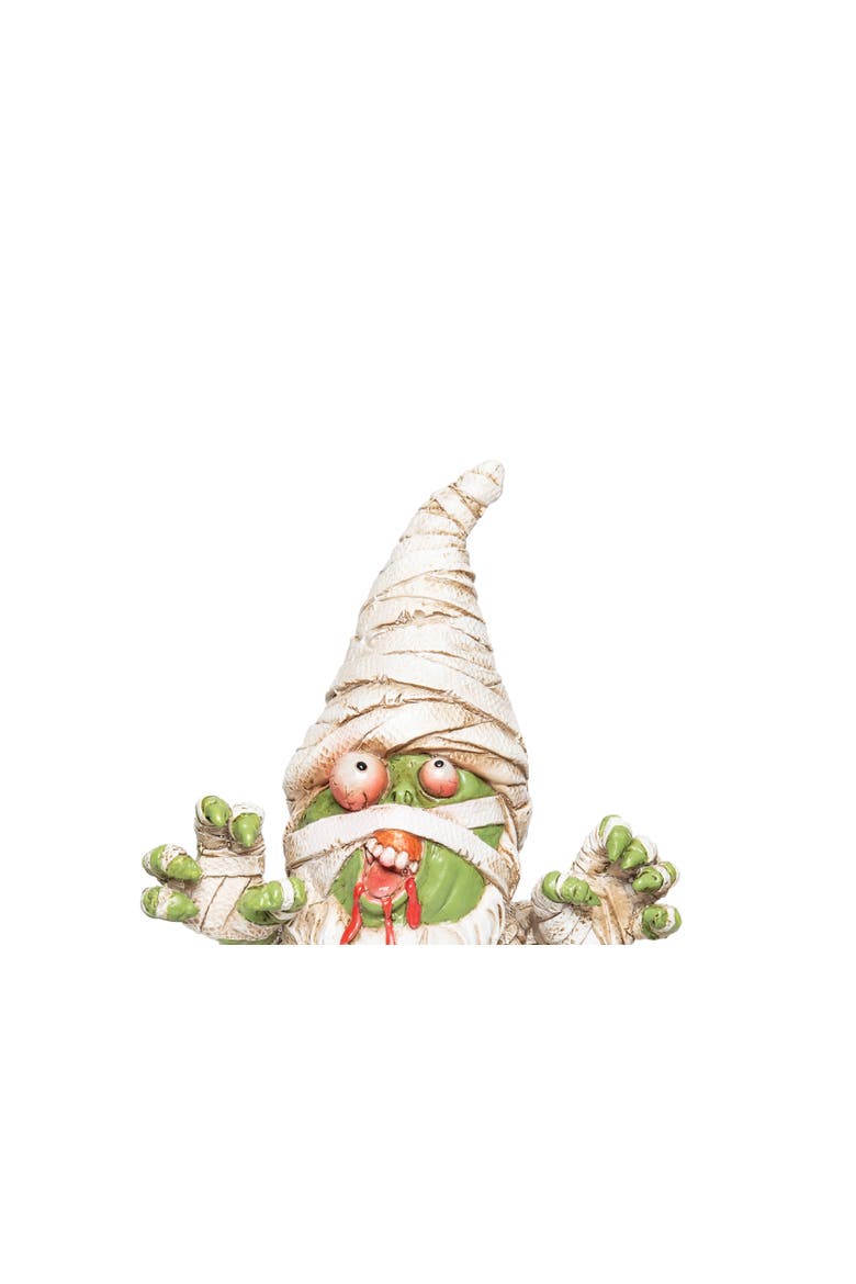 Halloween Frankenstein Mummy Gnome Small Figurine, Alternate, color, Green