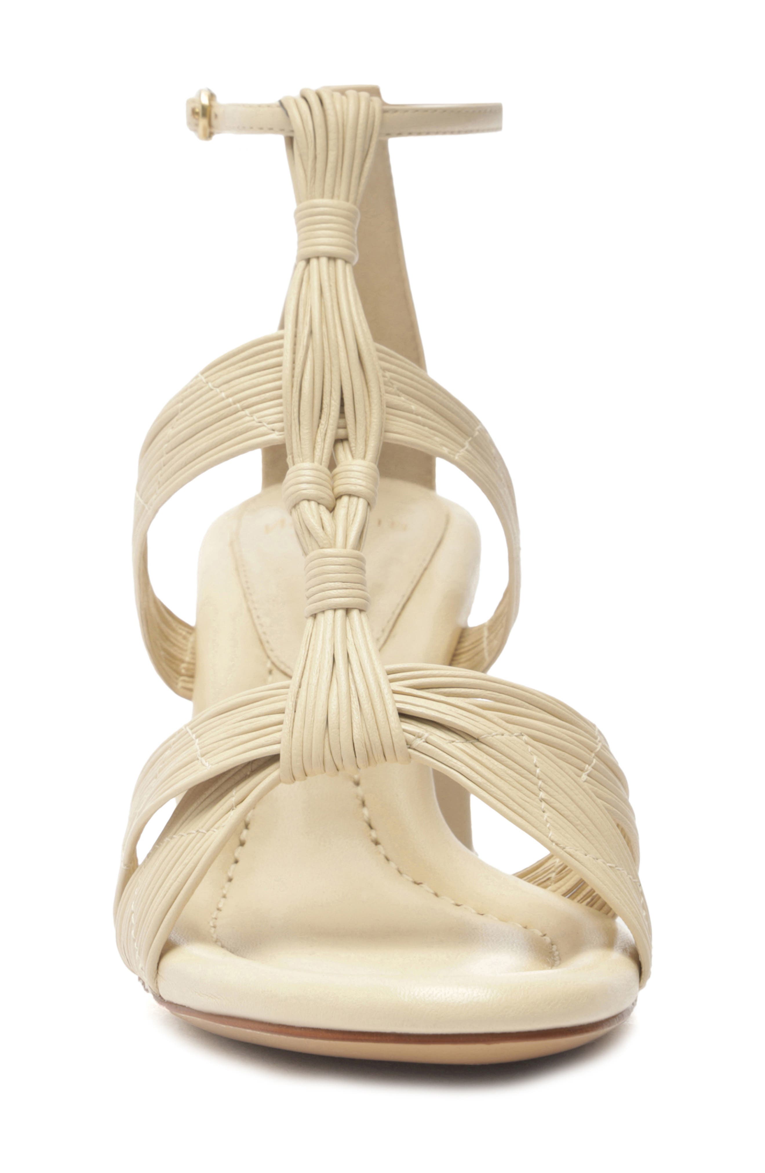 Alexandre Birman Olga Block Heel Sandal, Alternate, color, Eggshell