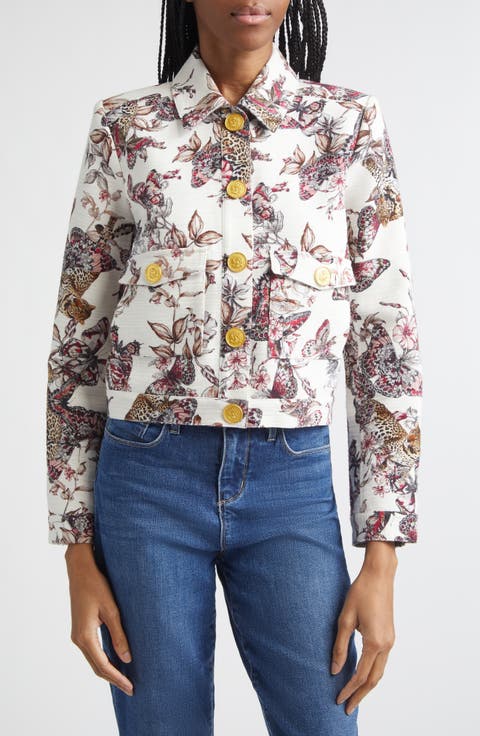 Nyx Print Crop Jacket