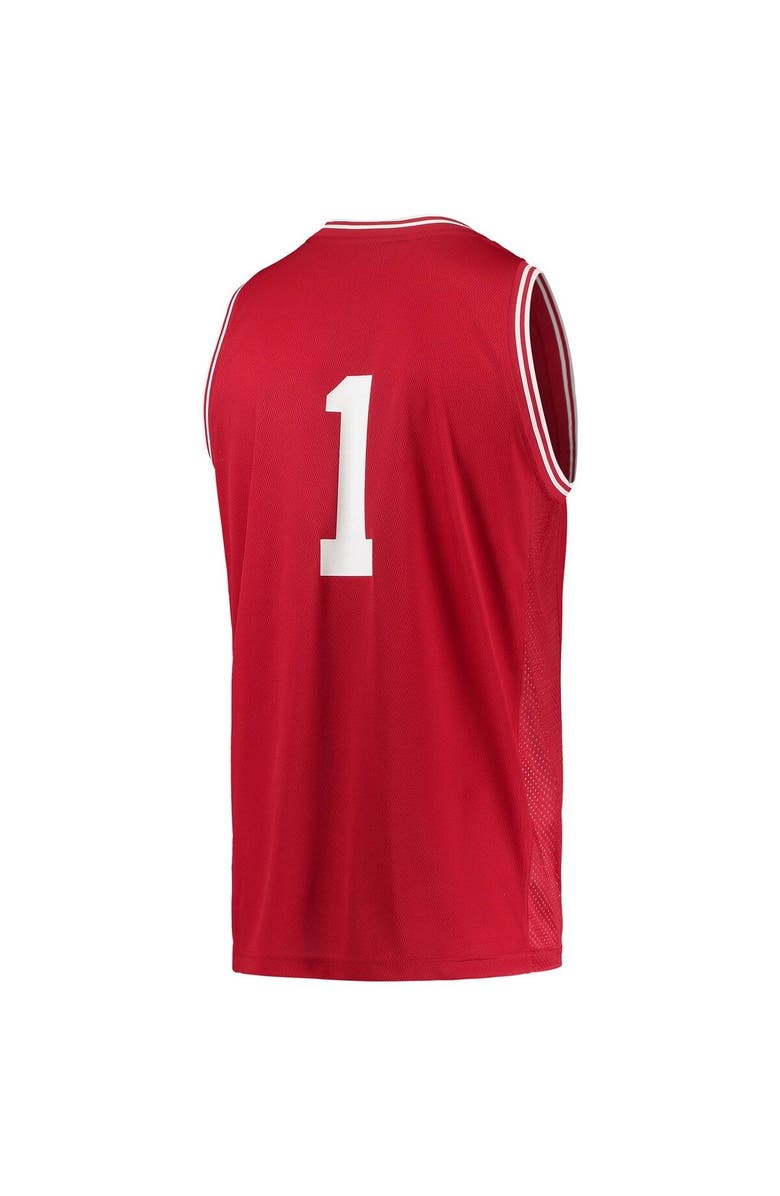 adidas Men's adidas #1 Red Louisville Cardinals Reverse Retro Jersey, Alternate, color, Red
