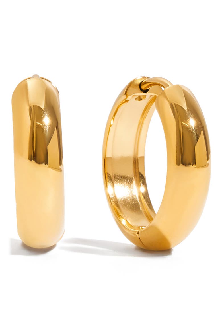 Bold Gold Hoop Earrings, Main, color, GOLD