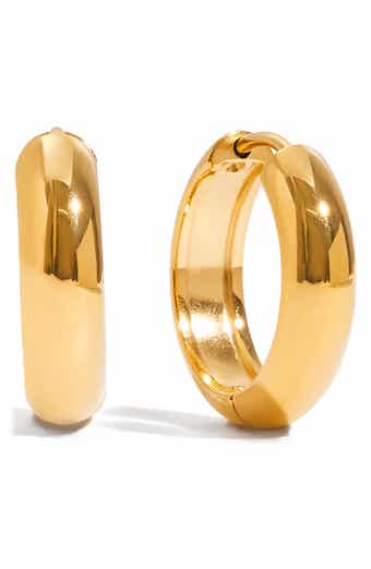 Bold Gold Hoop Earrings