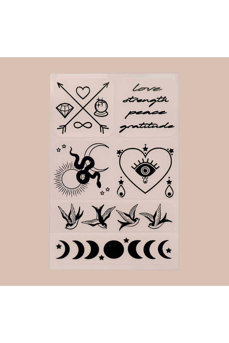 Brains and Beauty Patch 30ct Mystic Motif - Black, Alternate, color, Mystic Motif