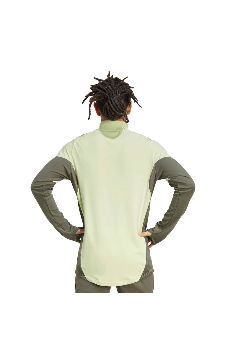 adidas Men's adidas Green Real Madrid 2025/26 AEROREADY Raglan Quarter-Zip Training Pullover, Alternate, color, Green