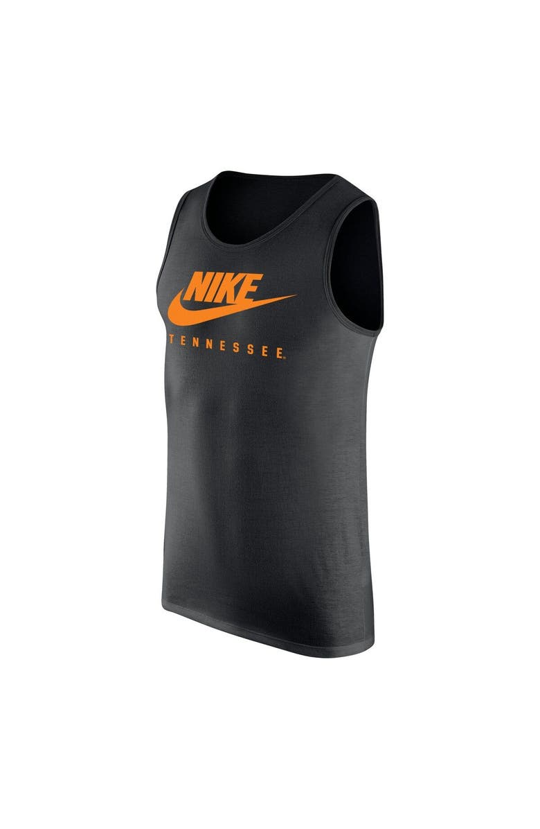 Nike Men's Nike Black Tennessee Volunteers Futura Performance Scoop Neck Tank Top, Alternate, color, 