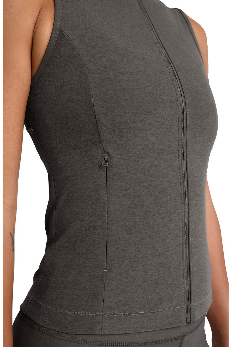 Venice Zip Front Performance Vest, Alternate, color, TRUE GRAY HEATHER