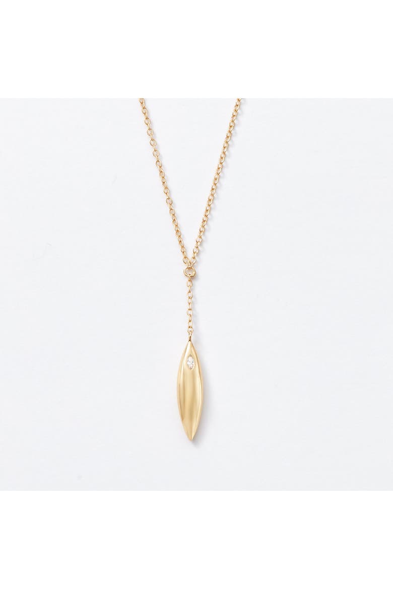 Iris Double Sided Floating Pendant Necklace, Alternate, color, Gold