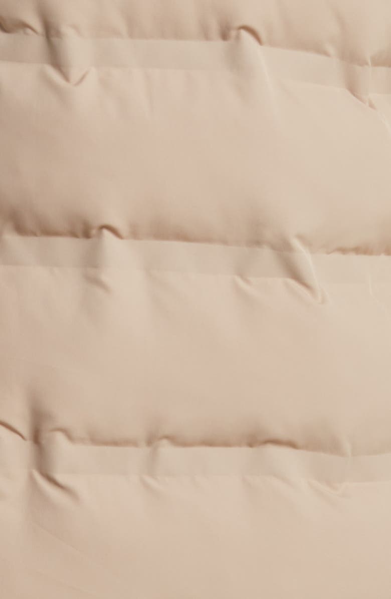 BCBGeneration Hooded Water Resistant Longline Puffer Vest, Alternate, color, 