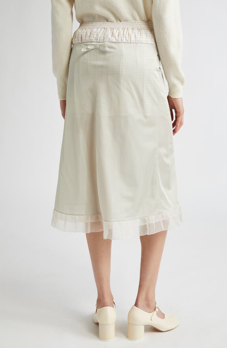 Maison Margiela Anonymity of the Lining Midi Skirt, Alternate, color, 
