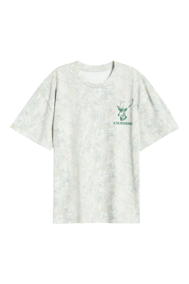 Big Bear Camp Camo Print Graphic T-Shirt, Alternate, color, LEAF CAMO