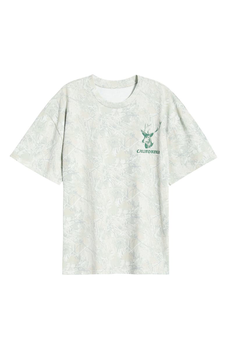 GOLDEN HOUR Big Bear Camp Camo Print Graphic T-Shirt, Alternate, color, Leaf Camo