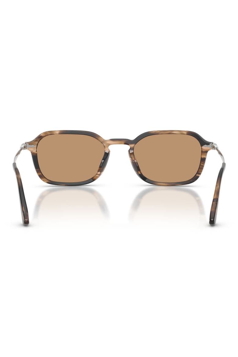 54mm Phantos Sunglasses, Alternate, color, STRIPED BLACK / GREYISH BROWN