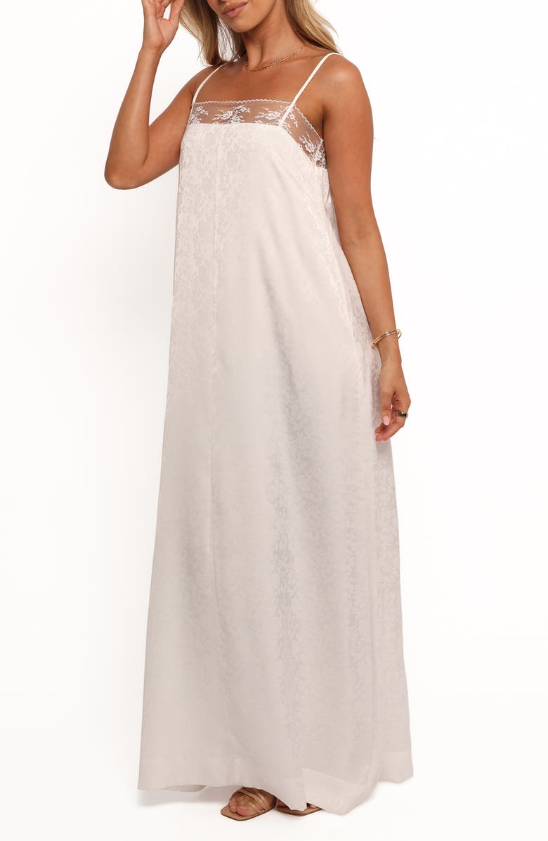 Alisha Floral Jacquard Maxi Dress