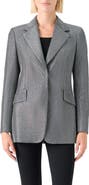Akris punto Metallic Bird's Eye Knit Blazer