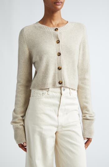 LOULOU DE SAISON Zephir Crop Cashmere Cardigan | Nordstrom