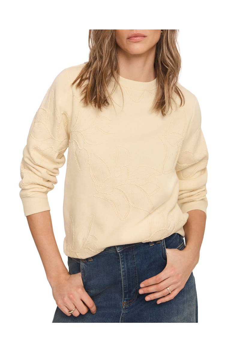 Embroidered Sweatshirt, Main, color, Yellow