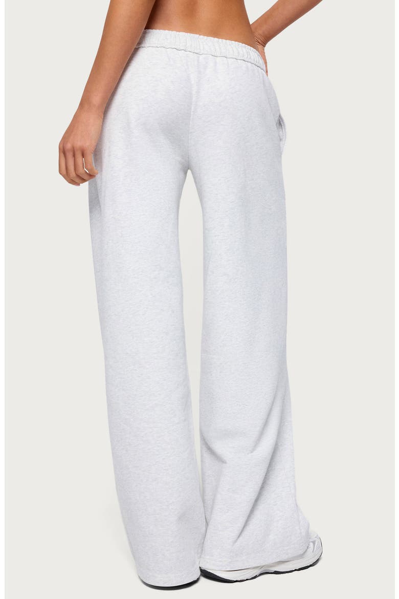 Byrdi Low Rise Wide Leg Sweatpants, Alternate, color, GRAY-MELANGE