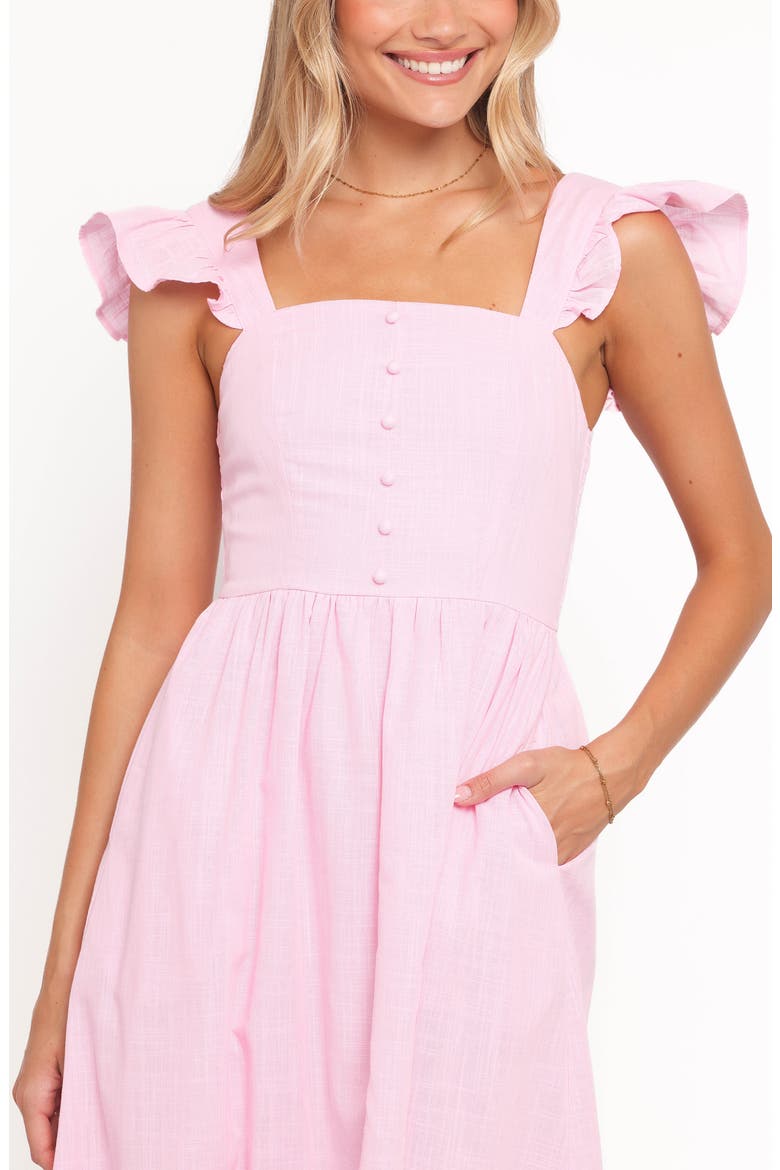 Tiarne Fit & Flare Midi Dress, Alternate, color, PINK