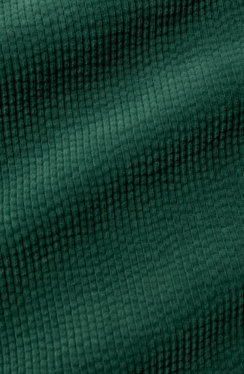 Seasalt Cornwall Window Wren Organic Cotton Corduroy Midi Skirt In Green
