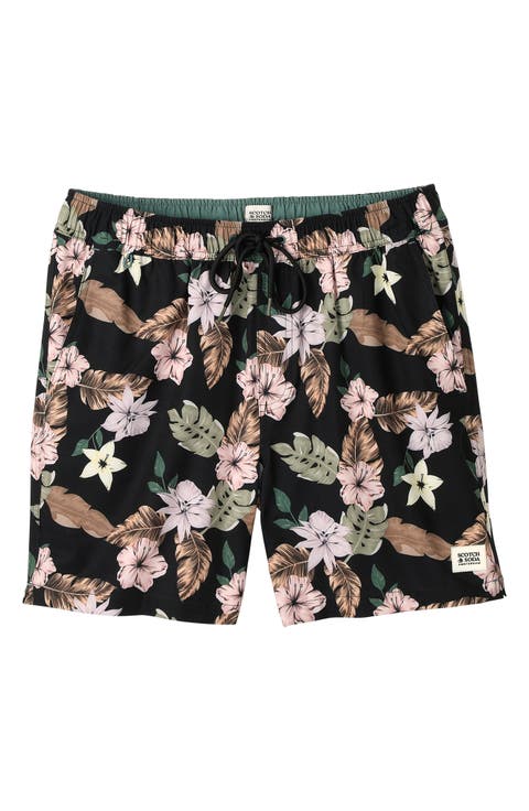 Nostalgia Floral Swim Trunks