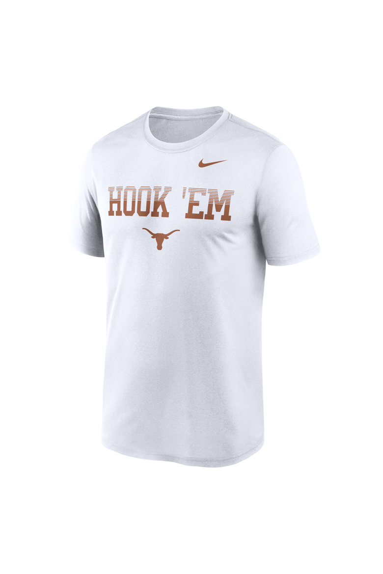 Men's Nike White Texas Longhorns Primetime Legend Kinetic Mantra Dri-FIT T-Shirt, Alternate, color, White