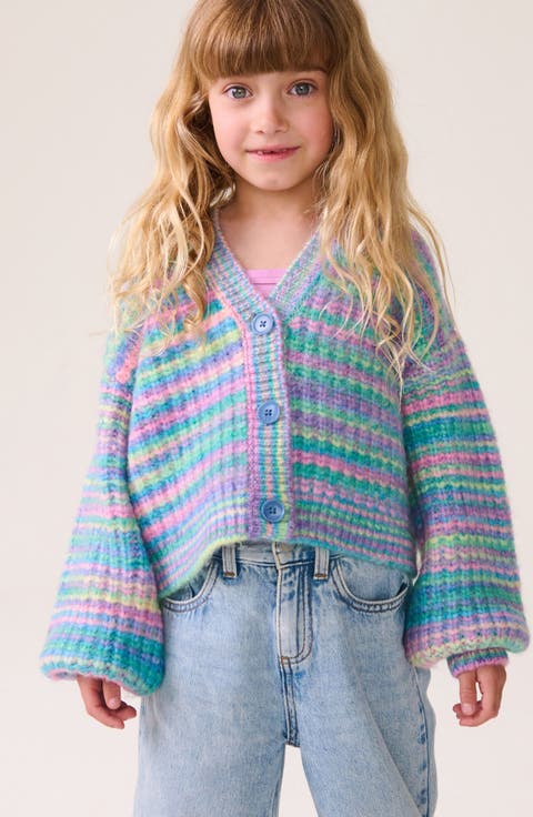 Kids' Stripe Cardigan (Little Kid)