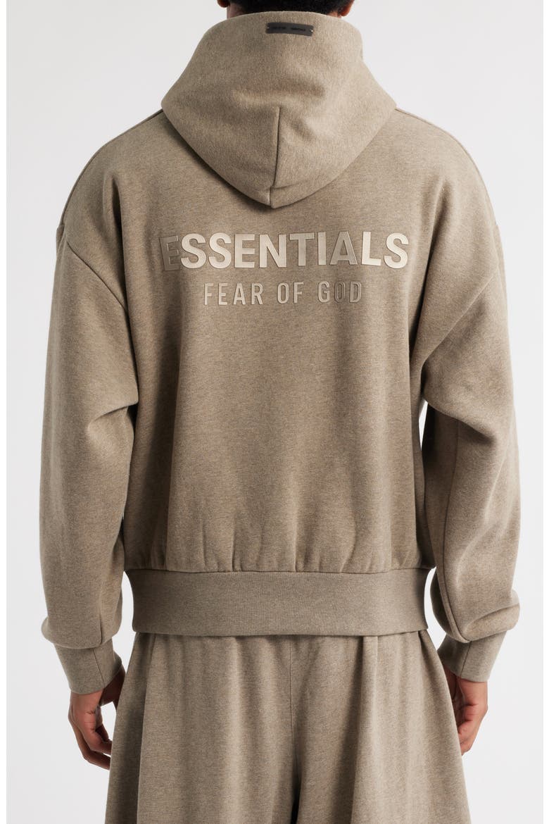 Classic Fit Fleece Hoodie, Alternate, color, HOMESTEAD HEATHER