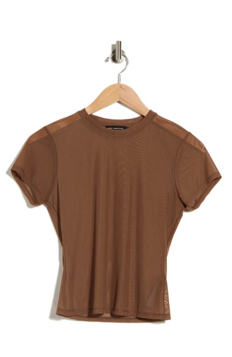 Printed Mesh T-Shirt