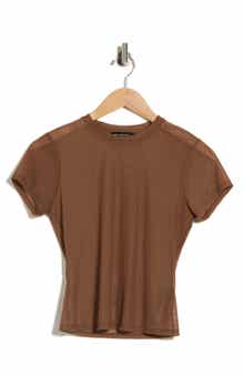 Printed Mesh T-Shirt