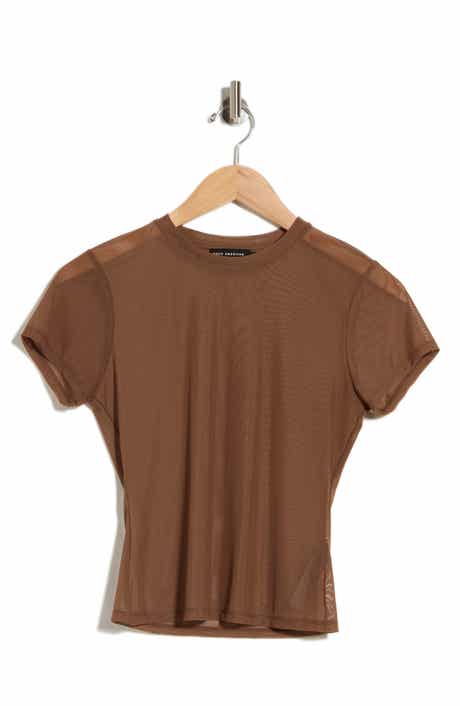 Printed Mesh T-Shirt