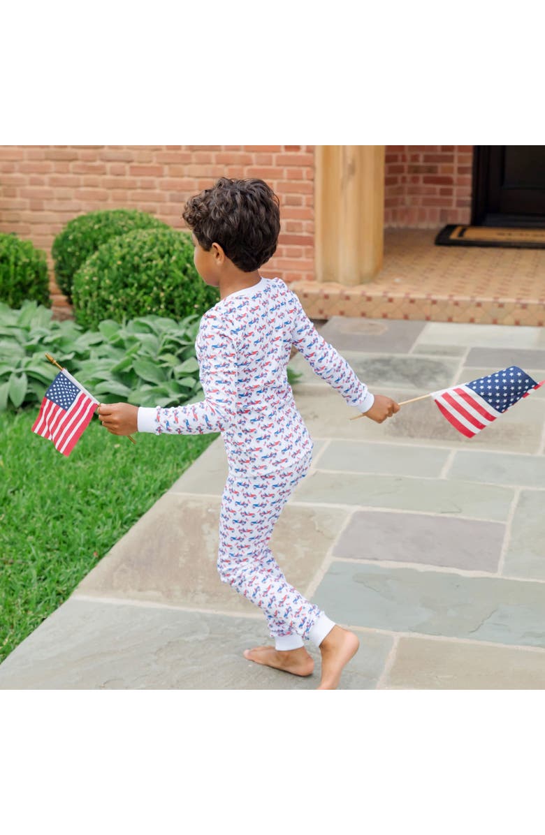 Lila and Hayes Bradford Boys' Pajama Pant Set, Alternate, color, Patriotic Jeeps
