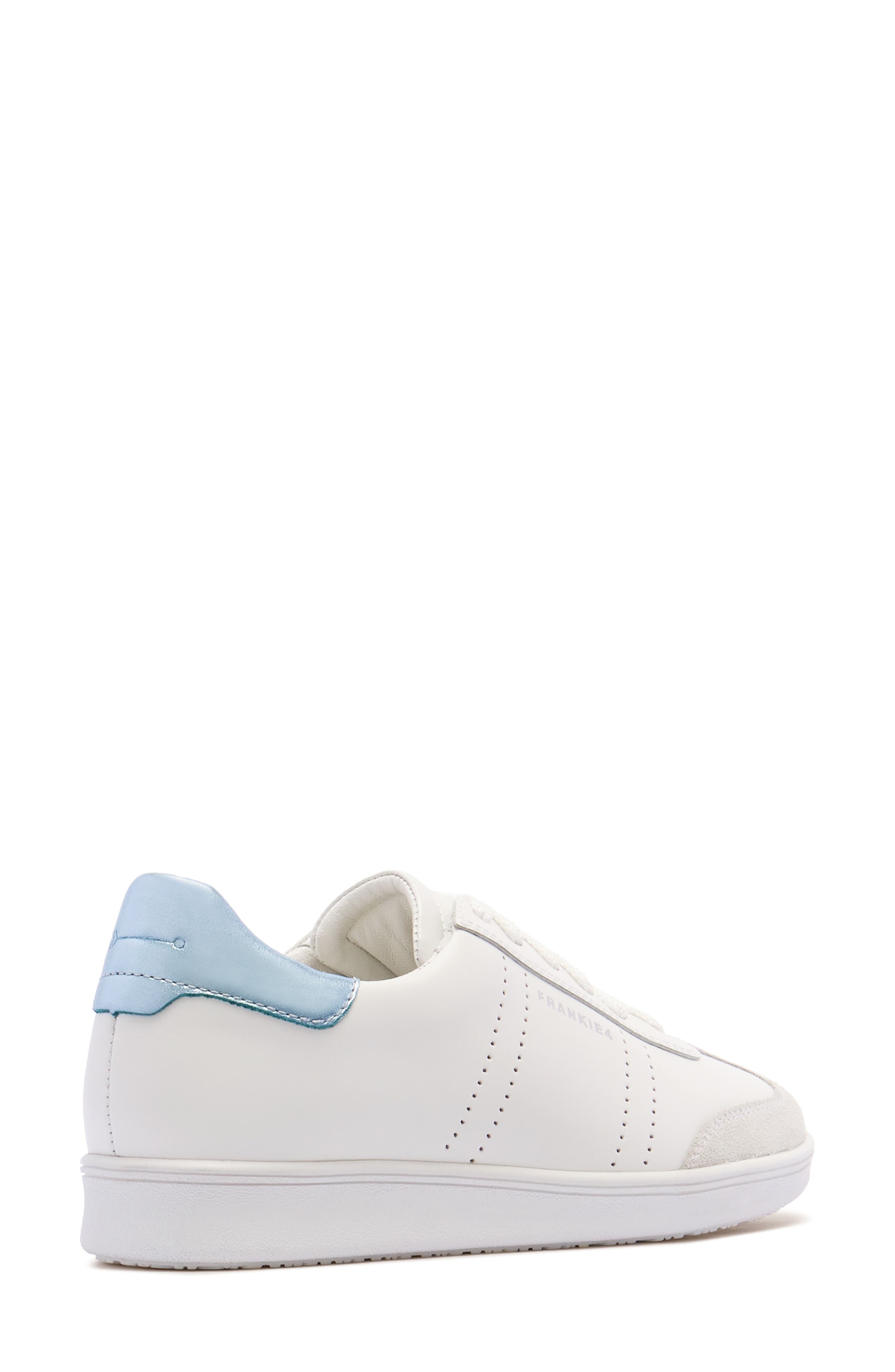 Drew Sneaker, Alternate, color, WHITE/ BLUE METALLIC