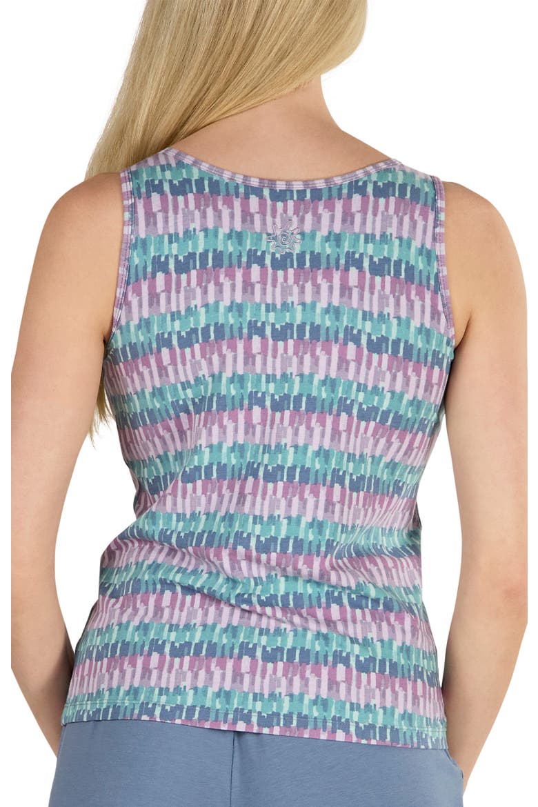 Everyday Shelf Bra Tank, Alternate, color, Watercolor Stripe
