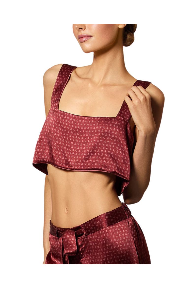 Silk Lounge Moi Et Toi Bandeau, Alternate, color, BRICK DUST / ROSE FAUVEE