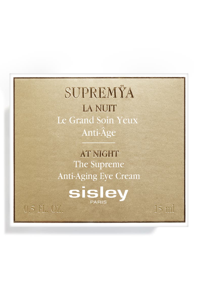 Sisley Paris Supremÿa at Night The Supreme Anti-Aging Refillable Eye Cream, Alternate, color, Bottle 0.5 Ounces