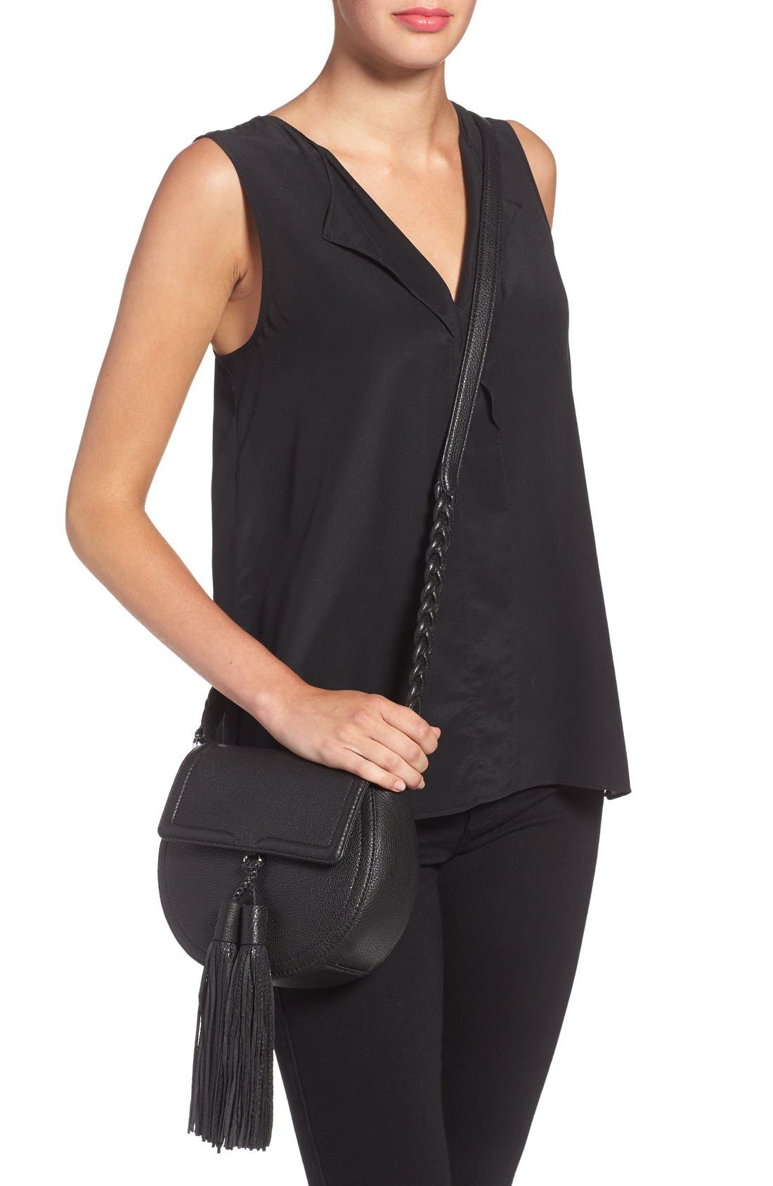 Rebecca Minkoff 'Isobel' Saddle Bag, Alternate, color, 