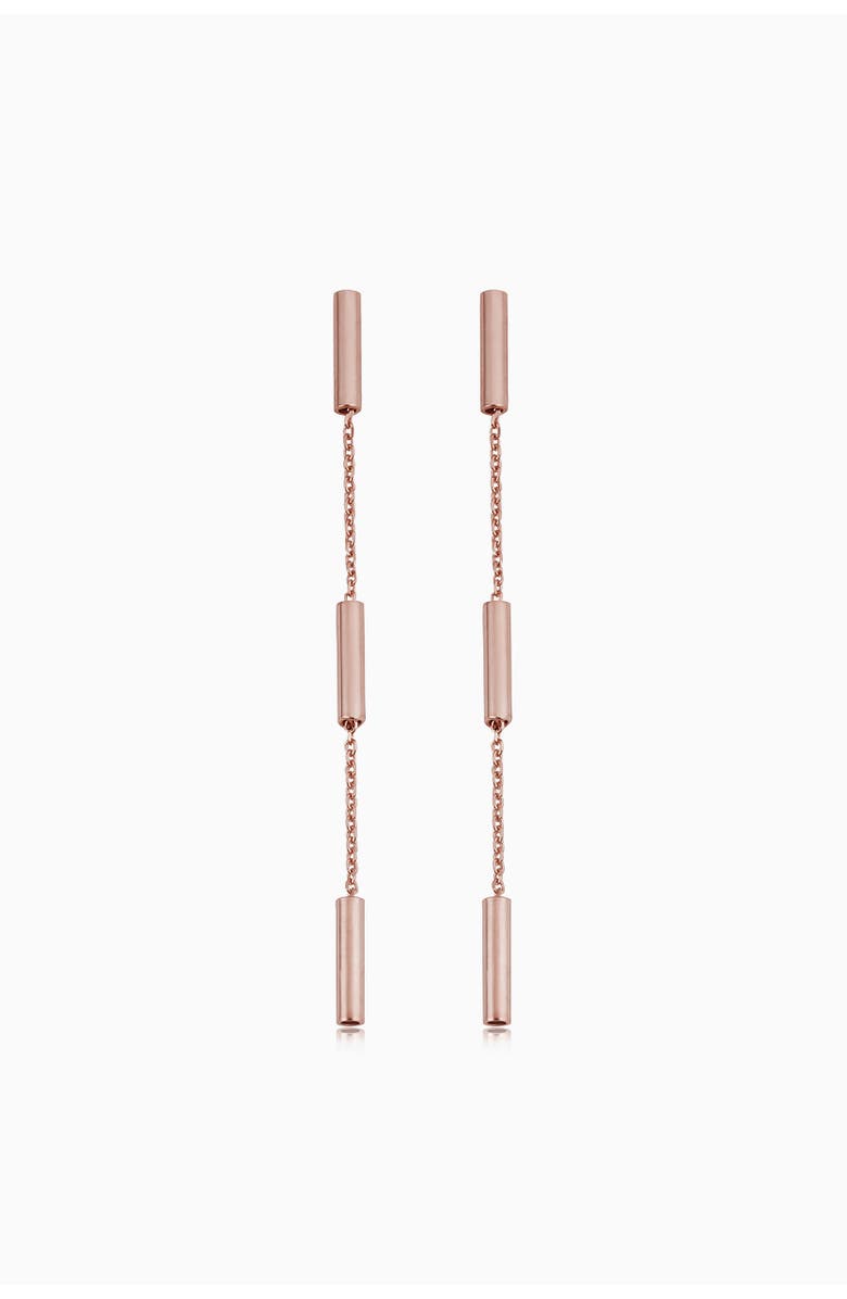 Oradina 14K Gold Vicenza Drop Earrings, Main, color, Rose Gold