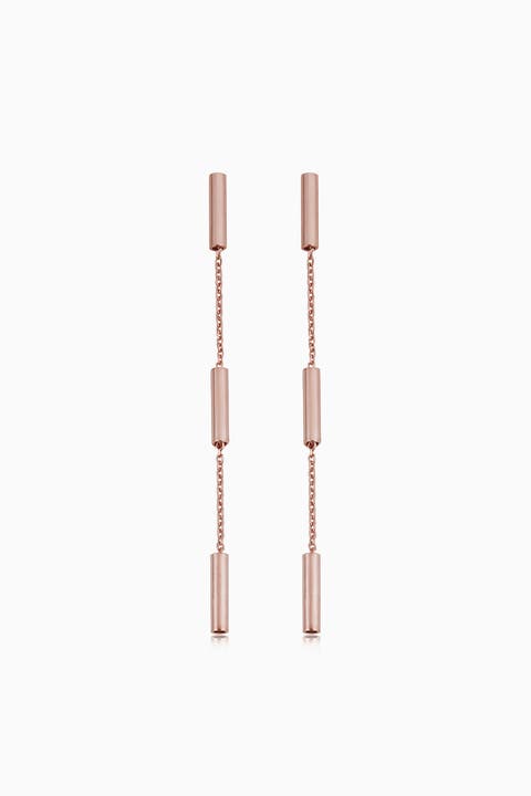 14K Gold Vicenza Drop Earrings