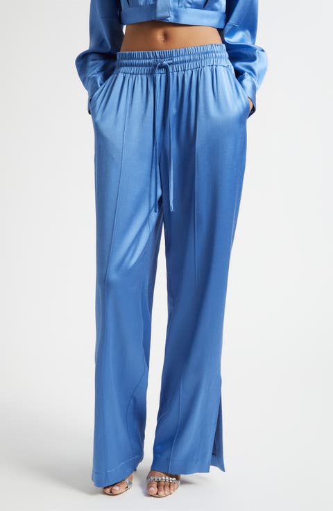 Damoni Wide Leg Satin Pants