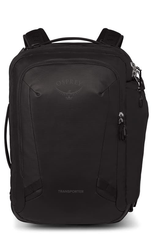 Osprey Transporter 36-liter Travel Backpack In Raven Black/black