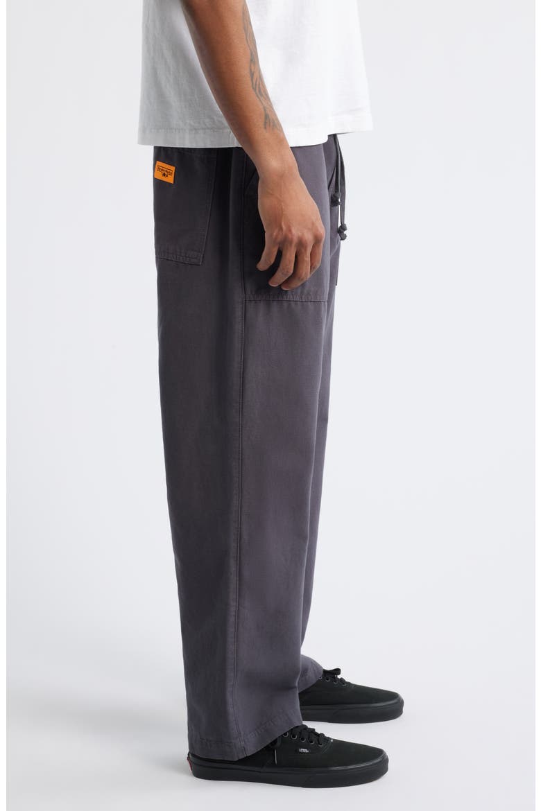 Cotton Canvas Chef Pants, Alternate, color, GREY