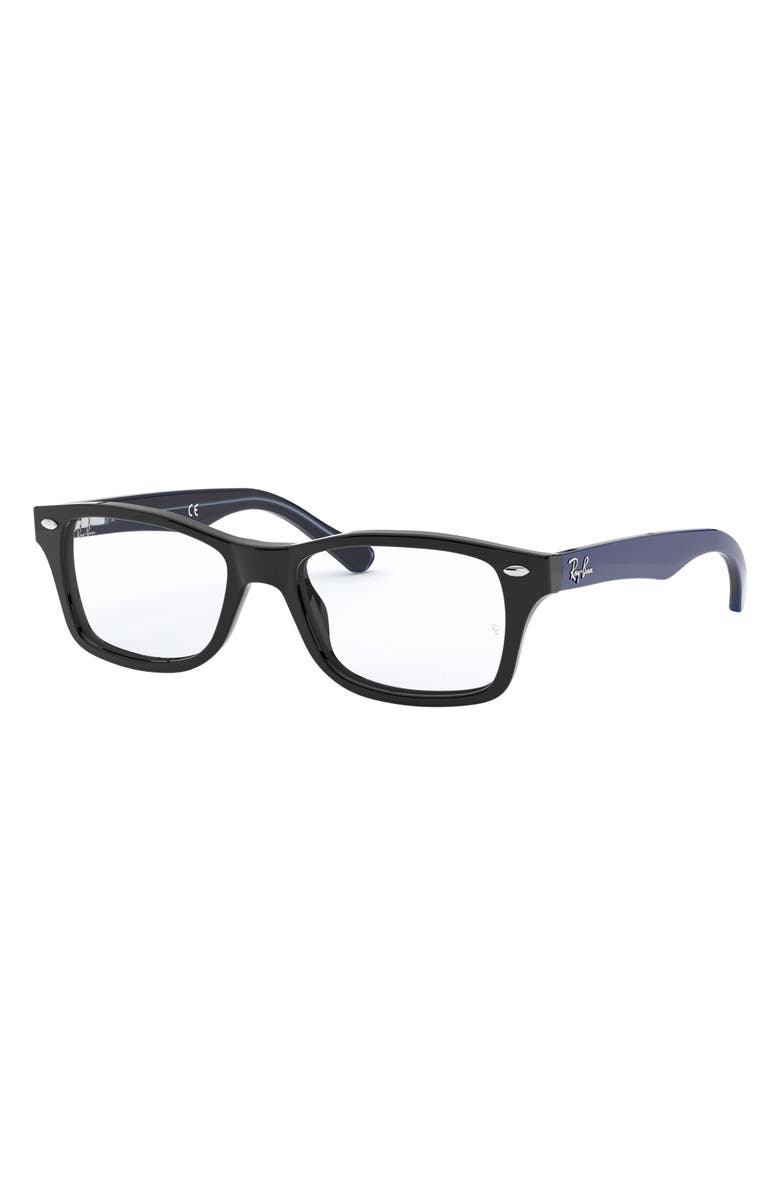 Ray-Ban Kids' 48mm Rectangular Optical Glasses, Alternate, color,