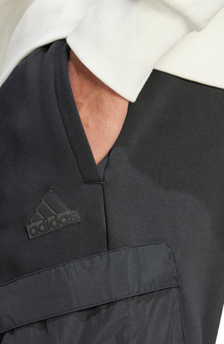 adidas City Escape Fleece Cargo Pants, Alternate, color, 