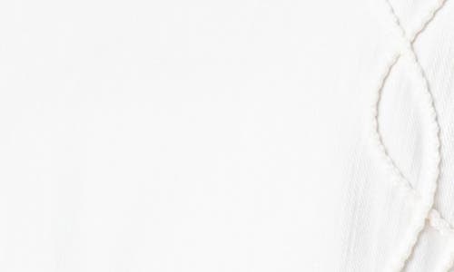 Akris Punto Rope Raw Edge Blouse In Cream