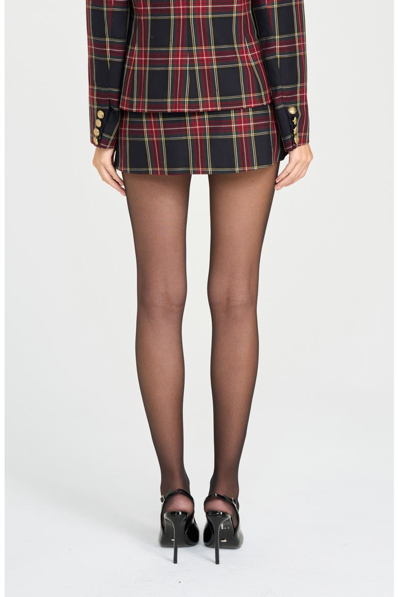 x Rose Lola Gramercy Plaid Skort, Alternate, color, NAVY
