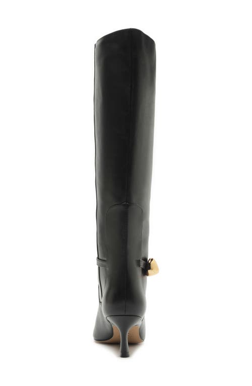 Arezzo Farrah Pointed Toe Knee High Boot In Multi