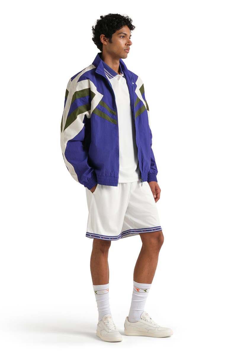 Diadora Legacy Embroidered Piqué Soccer Shorts, Alternate, color, Optical White